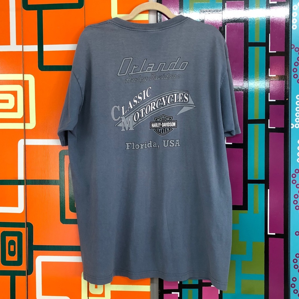 2007 Orlando Harley Davidson Pocket T-Shirt